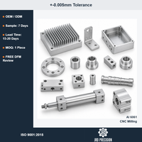 Services de fraisage CNC sur mesure pour composants semi-conducteurs, fournisseur OEM, précision 0,005 mm, ISO 9001, usinage d'aluminium 6061, électroérosion à fil, usinage 3D