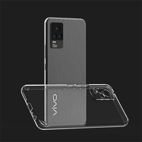 Prix d'usine pour l'étui de téléphone Vivo V21e 4g V29 Pro, étui de téléphone mobile transparent en TPU acrylique tout compris avec position de trou précise