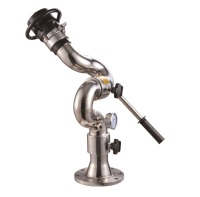 Lance-sonde manuel en acier inoxydable en forme de S, personnalisable, pour la lutte contre les incendies, fourni par l'usine