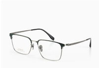 Lunettes de vue classiques en titane anti-lumière bleue pour la myopie |   Monture carrée pleine, solide, durable, anti-allergique et confortable pour une utilisation prolongée