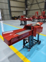 Broyeur manuel à double sortie pour fourrage, nouveau modèle économique, broyeur super fin pour citrouille, capacité élevée 2 tonnes, pour tiges de maïs