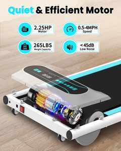 Cinta de correr para debajo del escritorio, cinta para caminar, gimnasio en casa, cinta de correr pequeña <span class=keywords><strong>eléctrica</strong></span> compacta, Mini máquina para caminar - Product Image 3
