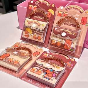 Mini carnet de notes avec motif capybara, cadeau créatif pour étudiants, bloc-notes d'étude portable - Product Image 1