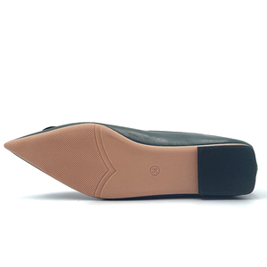 맞춤형 로고 디자인 여성 우아한 드레스 슈즈 도매 여성 정장 신발 패셔너블한 그린 여성 플랫 슈즈 소녀용 - Product Image 6