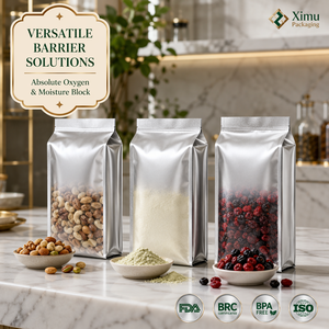Bolsas <span class=keywords><strong>de</strong></span> Plástico con Refuerzo Lateral <span class=keywords><strong>de</strong></span> 30g 50g, Resistentes a la Humedad, Termosellables, <span class=keywords><strong>de</strong></span> Grado Alimenticio, Duraderas, para Envasado <span class=keywords><strong>de</strong></span> Té, Matcha y Alimentos - Product Image 2