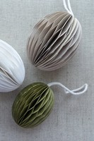 Décorations en papier biodégradable en forme de nid d'abeille, certifiées FSC, recyclables, minimalistes, géométriques, symétriques, accessoires de fête