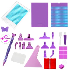 Pittura su pietra nuovo setaccio multifunzione trapano a punta per cassetto a imbuto vassoio Set di strumenti da ricamo diamanti fai da te - Product Image 4