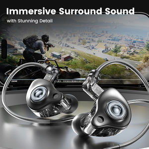 Écouteurs filaires HiFi durables Toocki TE26, alliage de zinc + coque en PC, aigus nettoyés et basses profondes, conception Plug-and-Play pour le divertissement à domicile - Product Image 5