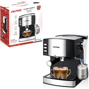 Macchina per Caffè AKANE 850W A.81251 con Pompa ad Alta Pressione da 15 Bar e Capacità di 16L per Preparazione Espresso - Product Image 1