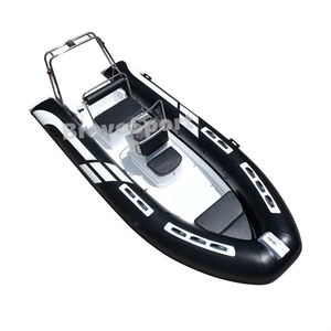 Botes Inflables Semirrígidos de Fibra de Vidrio RIB480 de Alta Velocidad de 16 pies, <span class=keywords><strong>con</strong></span> Hypalon/PVC y <span class=keywords><strong>Motor</strong></span> de 60 hp - Product Image 5