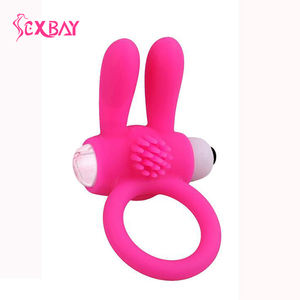 Vibrerende Siliconen <span class=keywords><strong>Cock</strong></span> <span class=keywords><strong>Ring</strong></span> Voor Man Vertraagde Ejaculatie - Product Image 2