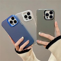 Étui de téléphone portable antichoc en TPU et PC coloré pour iPhone 18 17 16 15 14 13 12 11 Pro Max