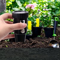 Testeur de sol portable, testeur de pH, détecteur d'acidité-base, testeur d'humidité pointu, précision de 0,2 pH