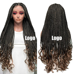 วิกผมถักสามชิ้นขนาด32นิ้วสไตล์แอฟริกันเดรดล็อกสามชิ้นวิกผมถักด้วยมือปัก<span class=keywords><strong>ทั้ง</strong></span><span class=keywords><strong>หัว</strong></span> - Product Image 2