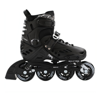 Patins à roulettes de slalom de vitesse professionnels de haute qualité pour femmes, hommes et garçons, taille réglable, 4 roues, pour l'hiver