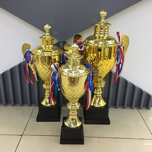 Metal <b>Trophy</b> 53cm Height Laser <b>Engraved</b> Durable For Competitions Awards - Product Image 3