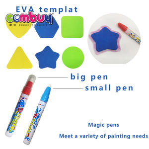 Bunte kinder spielen wasser zeichnung spielzeug set DIY doodle matte - Product Image 3