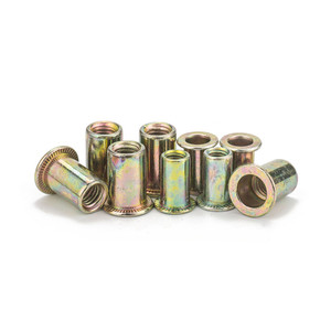 Rivets à insert en acier au carbone zingué jaune M3 M4 M5 M6 à tête plate pour l'exploitation minière - Product Image 3