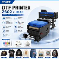 Mesin Printer Transfer DTF Dual I3200 60cm dengan Unit Penggoyang Bubuk dan Pengering