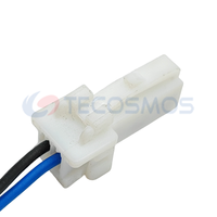 Connecteur de rétroviseur de voiture, connecteur de contact en cuivre, boîtier en nylon ABS pour Infiniti, 2 broches femelle CT2-0483M