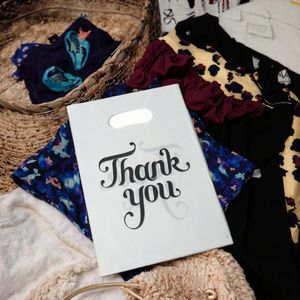 Sacs en polyéthylène personnalisés avec logo, valve et poignée en plastique PE, recyclables, pour vêtements, chaussettes, chaussures, fourrures - Product Image 3