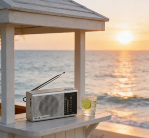 Radio Portatile AM FM con Antenna Telescopica, Alimentata a Batterie AA, Ideale per il Campeggio - Product Image 5