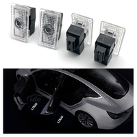 Proyector Led para puerta de coche, luz de bienvenida, sombra fantasma para Tesla modelo 3 S Y X, logotipo personalizado inalámbrico, gran oferta