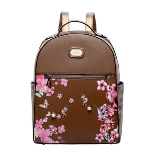 Sac à dos et portefeuille vegan en cristal orné de dentelle Hummingbird - Product Image 4