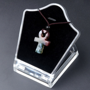 Fashion Religion Egyptian <strong>Ankh</strong> Necklace Cross Charm Pendant Crystal Agate Natural Stone Necklace <strong>Jewelry</strong> - Product Image 5