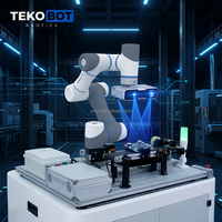 Station de travail universelle TEPKOBOT Desktop Cobot compatible avec le bras robotisé MG400 CR3 E6, plateforme de formation en laboratoire