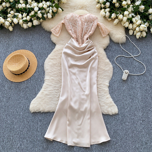 california casual dress code Daria Draped Chiffon Maxi Dress - Light Lilac
