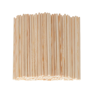 <span class=keywords><strong>Mendi</strong></span> 100 Bastoncini di Legno 20 cm 5,5 mm Legno Naturale |   Artigianato Fai-da-Te |   Utilizzi in Cucina |   Dessert |   Gelato |   Modellazione | - Product Image 1