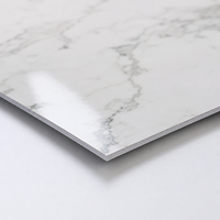 Lámina de PVC con Efecto Mármol Blanco, Resistente al Agua, Panel de Pared Comercial para Hoteles, WYRAX