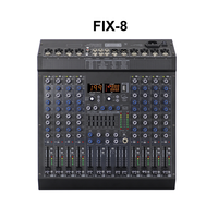 Console de mixage audio FIX-8 à 8 canaux et 199 effets, console de mixage DJ