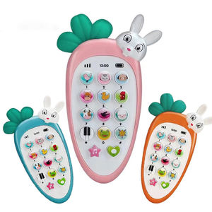 Máquina de puzzle story <span class=keywords><strong>para</strong></span> niños, Juguete musical <span class=keywords><strong>para</strong></span> morder, música, conejo, rábano, educativo, móvil - Product Image 1