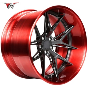 ล้ออัลลอยด์ฟอร์จสั่งทำพิเศษสีโครเมียมทอง 2 ชิ้น ขนาด 18-22 นิ้ว 5x112/120 PCD สำหรับขอบล้อรถยนต์ ใหม่ - Product Image 1