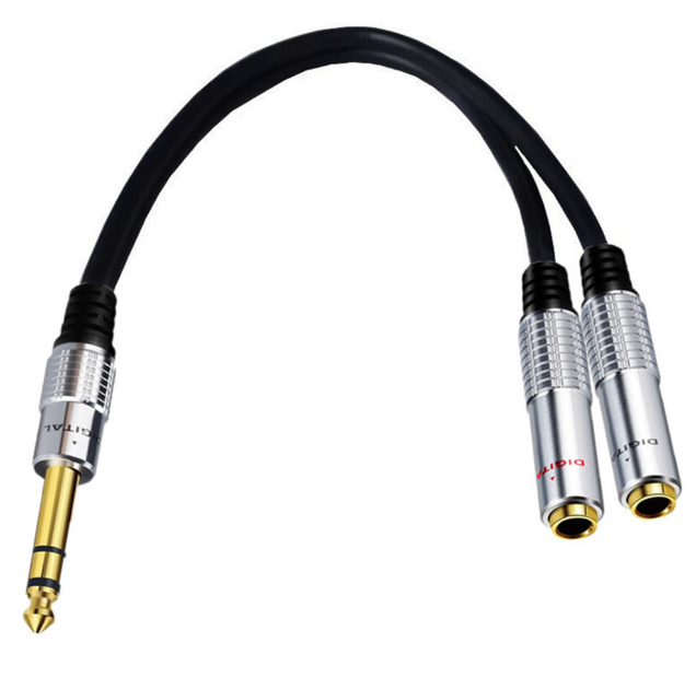 6.35mm Cables Audio Microphone Cable Adapter Audio Stereo Cable