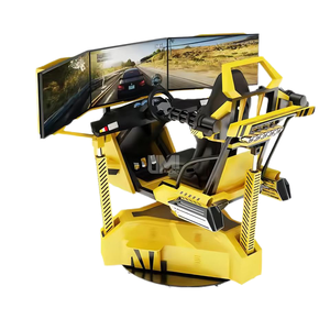 9D đua mô phỏng 3 màn hình thể thao công viên thực tế ảo xe VR Mô phỏng trò chơi đồng tiền hoạt động máy thép - Product Image 4