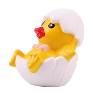 PU Foam Chick <b>Toy</b> In <b>Egg</b> Shell Cartoon Animal Decorative Figurine For Kids - Product Image 4