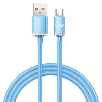 Cable de Datos Trenzado de Nailon de 120W con Doble Tipo-C, Carga Rápida de 120W para Huawei, Xiaomi, iPad y Teléfonos Móviles con Carga PD
