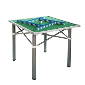 Mahjong Table with Folding Legs Dual-use for Playing Mahjong Dining Playing Chess Roulette Table