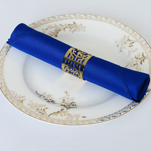 Servilletas de mesa de boda de poliéster hechas a mano, servilletas de vestido modernas teñidas Lisas para servilletas de tela para el hogar - Product Image 2
