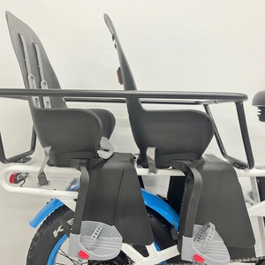 Vélo électrique à pneus larges 48V avec double batterie au lithium, double moteur, longue autonomie, homologué ODM Chine, avec sièges pour bébé - Product Image 2