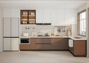 Armarios de cocina modulares de diseño personalizado Colección de armarios del fabricante - Product Image 5