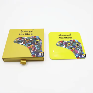 แผ่นรองแ<span class=keywords><strong>ก</strong></span>้วอะคริลิคสีเหลือง รูปทรงตามสั่ง ตกแต่งลายอูฐ แผ่นรองแ<span class=keywords><strong>ก</strong></span>้วทรงกลม พิมพ์ลายด้วย UV สำหรับแก้วเครื่องดื่มอะคริลิค - Product Image 5