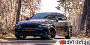 Rines Negros MN Forjados Escalonados 5x112 5x120 para BMW Serie 3 G20 F M3 M4 <span class=keywords><strong>Mercedes</strong></span> C63S <span class=keywords><strong>C63</strong></span> VW Golf VII AUDI RS3 A5 S5 RS5 - Product Image 4