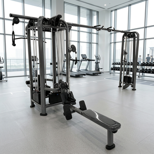 Sistema de Poleas Ajustables de 5 Estaciones para Gimnasio Comercial, Equipo de Entrenamiento Multifuncional con Cable Cruzado, Certificación CE ISO OEM - Product Image 1