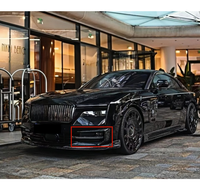 Décoration de lame de pare-chocs avant pour Rolls Royce Spectre, style M amélioré, kit carrosserie en fibre de carbone sèche 3K de haute qualité