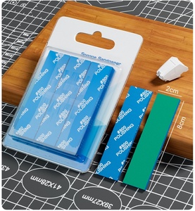 Support Logo personnalisé Éponge de ponçage fin/papier de verre Éponge de grain 400-600 Rouleau de papier de verre avec <span class=keywords><strong>bloc</strong></span> de sable avec éponge - Product Image 2
