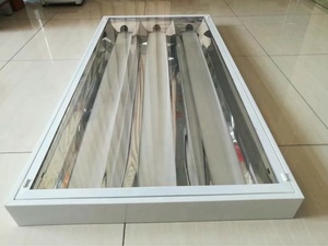 Thân thiện với môi trường 60x60 lưới tản nhiệt louver ánh sáng Trần T8 huỳnh quang phù hợp với khuếch tán trong suốt - Product Image 5